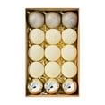 thumbnail image 2 of NWOKYZGH 15 Pcs Velvet Christmas Balls Flocked Christmas Tree Ball Ornaments Plastic Balls Xmas Decorative Hanging Ornaments Christmas Tree Decoration, 2 of 9
