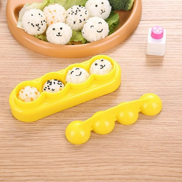 AMERTEER Rice Ball Mold Cartoon Mini Baby Rice Ball Maker Sushi Bento