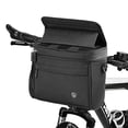 thumbnail image 1 of Touch Screen Bike Front Frame Bag Waterproof Phone Bag Phone Holder EVA Handlebar Bag Cycling Front Storage Bag for 7in Large Screen, 1 of 7