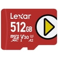 thumbnail image 1 of Tarjeta de memoria Lexar 512GB PLAY microSDXC UHS-I C10 U3 V30 A2, 1 of 6