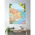 thumbnail image 2 of Amalfi Coast, Italy Poster Wall Art, Modern Wall Decor, 12x18 UNFRAMED, 2 of 3