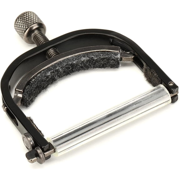 Paige Musical PBEW Banjo/Mandolin Capo-Fits up to the 4th Fret on a 5-String - Black Multi-Colored