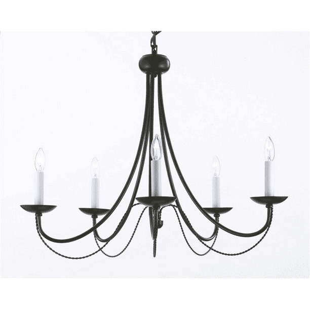 Wrought Iron Chandelier Chandeliers Lighting H22 X W26 Com Wrought Iron Chandelier Chandeliers, Large Black Wrought Iron Chandelier