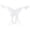 White, variant on Panties for Women,Embroidered Hollow Low Waist Underwear Open Cut Thong with Pearl Massage Detail,Womens Underwear,Red,One Size