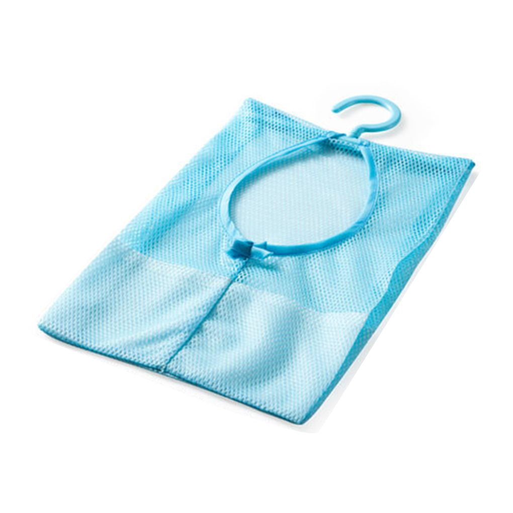 Clothes Towel Net Storage Bag Mesh Net Laundry Clothespin Holder Hook AL 