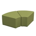 thumbnail image 1 of SoftZone® Wedge Ottoman Junior 2-Piece - Fern Green, 1 of 2