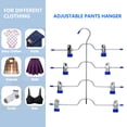 thumbnail image 4 of FaLX Sturdy Pants Hanger - Multi-layered - Rustproof - Non-slip - Simple Installation - 4 Tier Wardrobe Clothes Organizer - Household Supplies, 4 of 8
