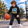 thumbnail image 3 of Quad Seven Boys Jogger Set 2 Piece Pullover Fleece Hoodie and Joggers Sweatpants for Boys, 3 of 7