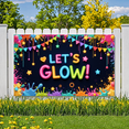 thumbnail image 5 of Colorful Theme Let's Glow Neon Banner Decorative Lights Festive Fun for Party Celebration Indoor Decoration Event Backdrop, 5 of 9