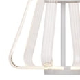 thumbnail image 3 of Ridgeway 1 Light White Integrated LED Contemporary Cage Pendant Light, 3 of 6