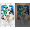 thumbnail image 2 of Carolines Treasures SS8996CNL Snowman with Australian Shepherd Ceramic Night Light, 2 of 2