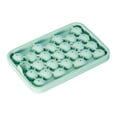 thumbnail image 2 of Molde de silicona para cubitos de hielo de 25 cavidades para cócteles de verano, cocina, barra, apto para lavavajillas, fabricante de hielo redondo, ahorra espacio, resistente al calor, 2 of 7