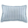 OLDCanopy Organza Stripe Pillow, Sky Blue