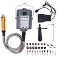 thumbnail image 1 of 1000W 30000RPM Electric Flex Shaft Rotary Tool Foot Pedal Control Flex Shaft Hanging Grinder Carver Can Forward-Reverse Rotation, Multi-function Kit with Accessories for Carve, 1 of 9