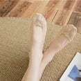 thumbnail image 5 of 5 Pairs Floral Lace No-Show Socks for Women, Ultra-Low Cut Breathable Liners with Silicone Grip for Summer Flats & Heels Complexion, 5 of 9