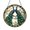 Acrylic 3.5 Inch, variant on Double Peacock Stained Glass Suncatcher – Decorative Window Hanging Art