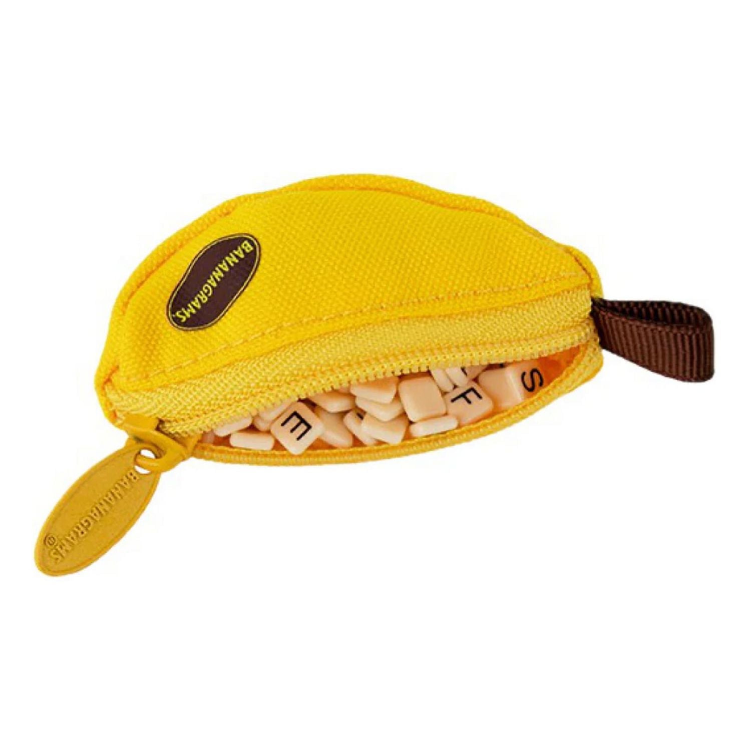 Asmodee - Bananagrams - Bananagrams: World's Smallest - Family Word Game - Includes: 1 Banana Pouch and 144 Tiles - 2 to 8 Players - Ages 8 and up - English