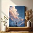 thumbnail image 6 of Qisvanset Dreamy Sky Inspirational Canvas Wall Art 15.75x11.81 Inches, 6 of 8