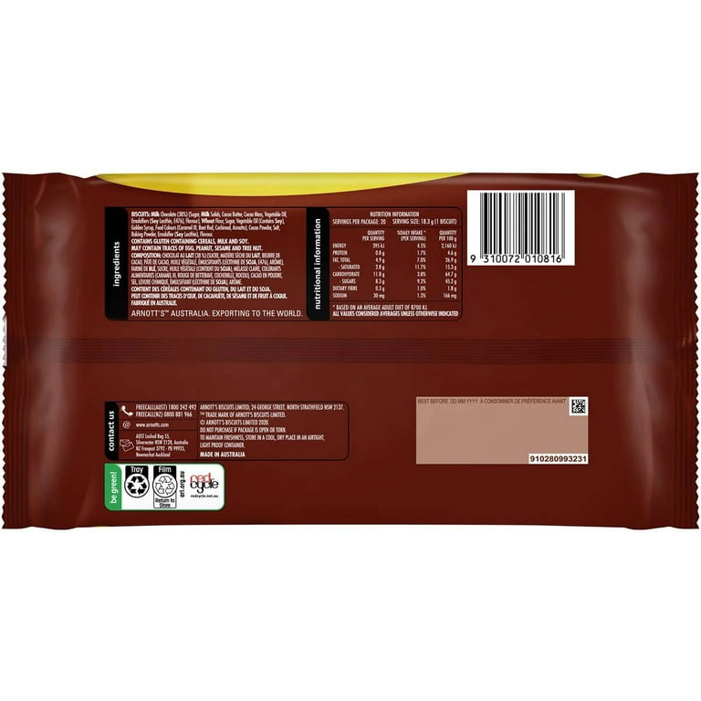 Arnott's Tim Tam Original Chocolate Biscuits, Family Pack