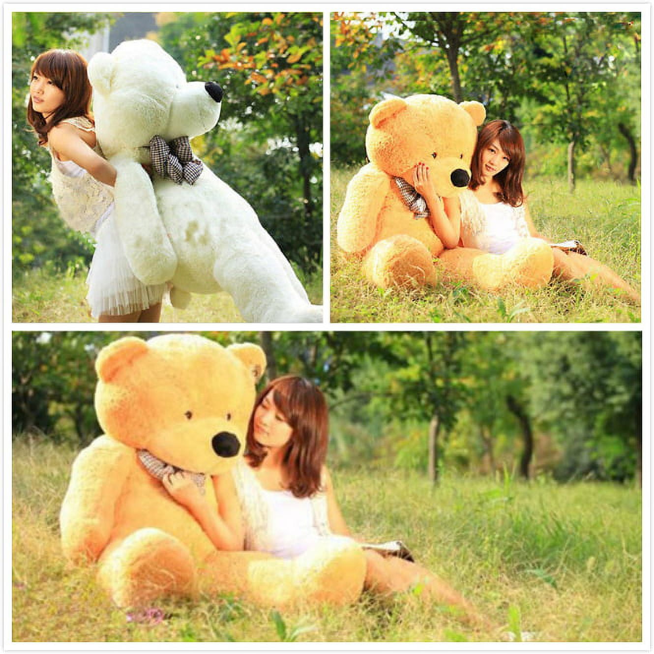 Teddy♡Bear　1011 Jointed Patchwork Teddy Bear - Light Gray Mini Floral, Gray
