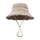 thumbnail image 1 of Sombrero de pescador para mujer, de primavera y verano, lavado, de ala grande, para vacaciones, con cuerda colgante, protección solar, sombrero para el sol, sombrero para escalar al aire libre, 1 of 1