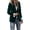 Green-1, variant on Womens Velvet Blazer Jacket - Long Sleeve V Neck Coat Notched Lapel Vintage Office Button Front Velour Blazer