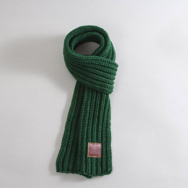 Bufanda para niños Otoño e invierno Bufanda pequeña para padres e hijos Bufanda corta de lana tejida cálida y combinable para mujer