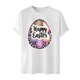thumbnail image 4 of Camisa Casual de Cuello de la Tripulación de la Impresión de Pascua de Manga Corta de Verano Top Ligero de Poliéster para los Hombres, Camiseta de Manga Corta para el Uso Diario de Primavera Verano, 4 of 8