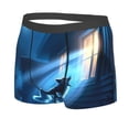 thumbnail image 2 of Daiia A Wolf Barks Out A Window Men's Underwear Boxer Briefs, Cotton Stretch Moisture-Wicking Underwear-Small, 2 of 9