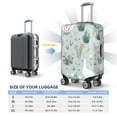 thumbnail image 6 of Gaeub Goose and Doodle Flowers Elastic Luggage Cover with Concealed Zipper Dust-Proof Luggage Cover Protector - 18-32 inch - Large, 6 of 9