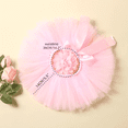 thumbnail image 6 of Ylsteed Newborn Girl Photoshoot Outfit Lace Tulle Tutu Skirt With Headband Infant Princess Costume For 0-3 Months Baby Photo Prop, 6 of 8