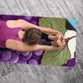 thumbnail image 5 of Grape Gym Towel with Storage Bag, 72.8"x26.8", Suitable for Yoga, Pilates, Fitness, etc. - Yoga Blanket, Yoga Mat Towel Included, 5 of 6
