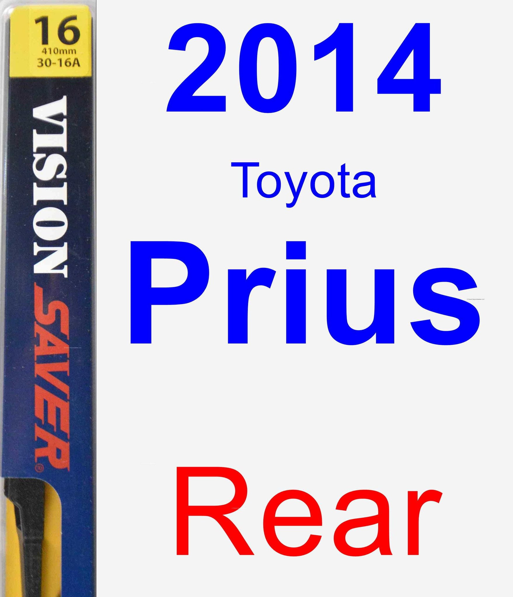 prius wiper blade size