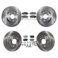 thumbnail image 1 of Transit Auto Front Rear Disc Brake Rotors and Semi-Metallic Pads Kit for Car 2014-2015 Honda Civic Touring K8F-101048, 1 of 11