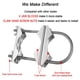 thumbnail image 5 of 2X Abrazadera de Mástil de Antena Doble Bloque de Mordaza en V con Pernos en U Kit de Soporte de Montaje de Mástil A Mástil Resistente A la Oxidación para TV, CB, Ham, 5 of 5
