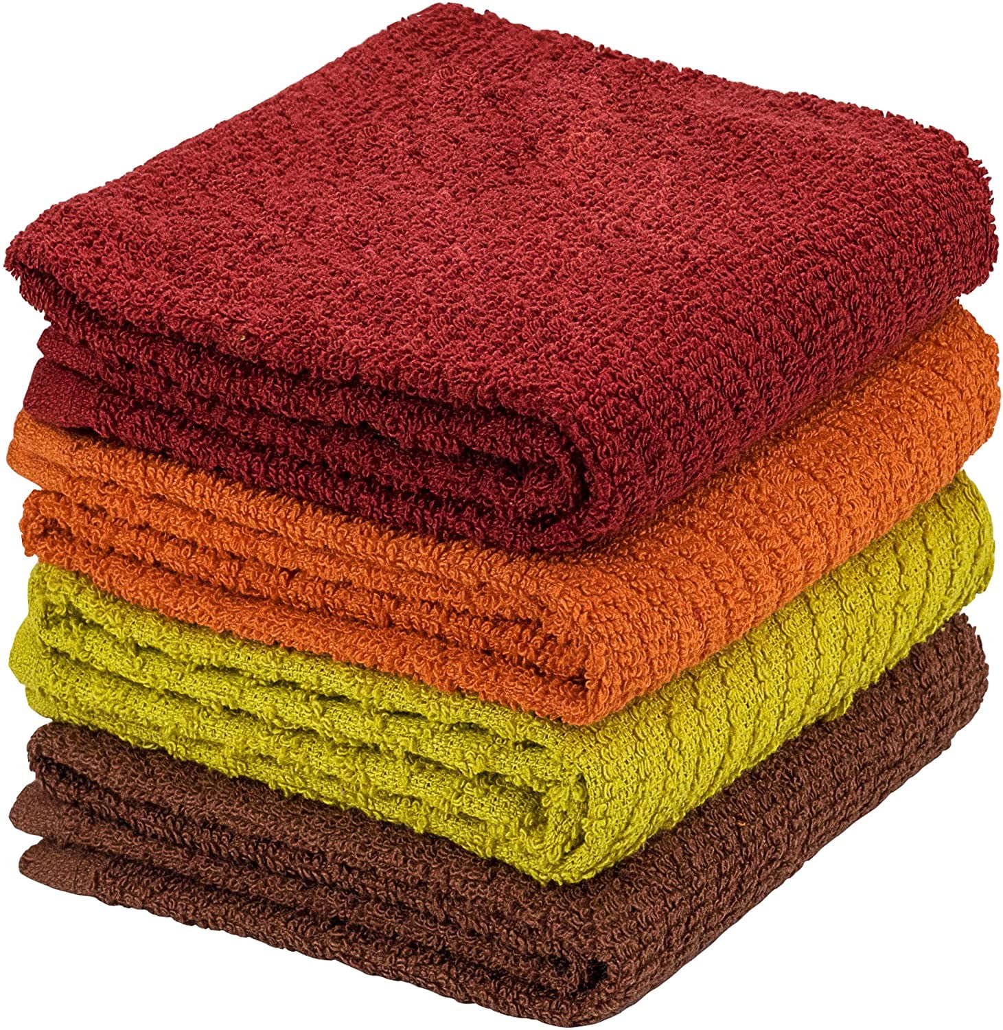 Kitchen & Dining Tea Towels Dishcloths & Kitchen Towels Red and Orange ...