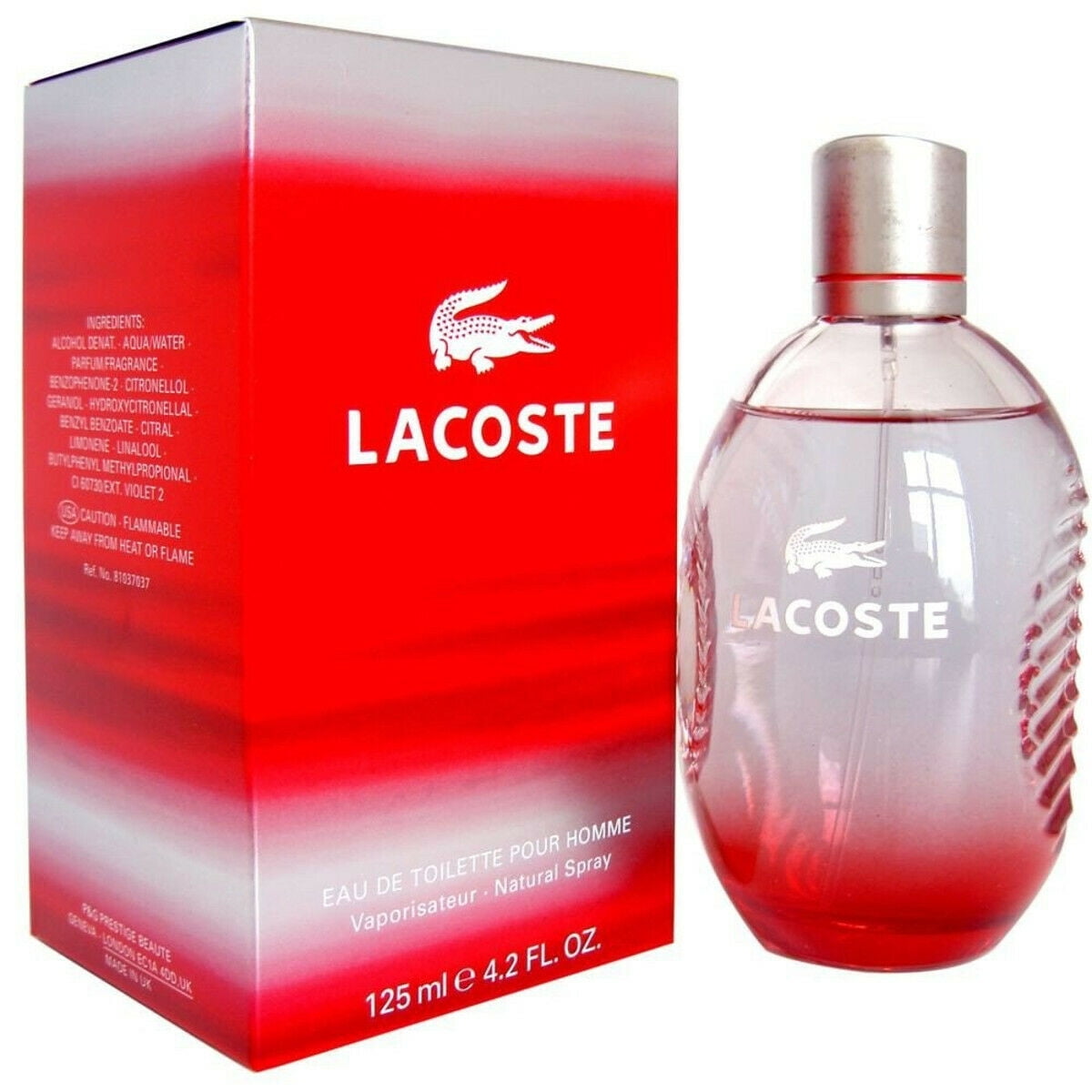 lacoste men's cologne red