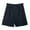 Black, variant on Women High Waist Solid Half Shorts Pants with Pleated Wide Leg