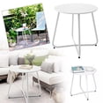 thumbnail image 2 of Ironwork Small Round Table Balcony Coffee Light Luxury Mini Coffee Table, 2 of 9