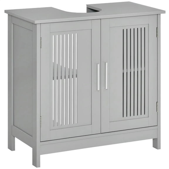 YYAo Bathroom Cabinet, Storage Cabinet,Under Sink Pedestal Storage Bathroom Cabinet, Grey