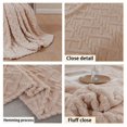 thumbnail image 4 of Super Soft Fleece Throw Blanket 100x120cm, Heavyweight Plush Velvet Blanket with Embossed Texture and Durable Stitching – Cozy Couch Cover for Bed, Outdoor Use and Home Decor Accent, 4 of 4