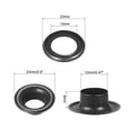 thumbnail image 3 of Uxcell Grommet Tool Kit 15 Sets 1/2" Copper Eyelets with 3pcs Setting Tools, 0.47'' Inside Dia. Dim Gray, 3 of 6