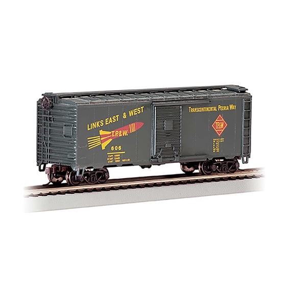 Bachmann Trains - 40' Box Car - Toledo, Peoria & Western #606 - HO Scale