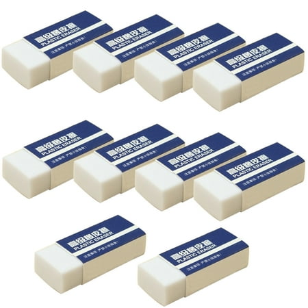 Lubelski 10Pcs Soft Rubber  Erasers  Students Stationery 