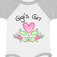 thumbnail image 4 of Inktastic Gigi's Girl Heart Flowers Girls Baby Bodysuit, 4 of 5