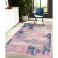 thumbnail image 4 of Modern Decorative Rug, Contemporary Themed Design Novelty Tones of Abstract Weathered Shapes, Quality Carpet for Bedroom Dorm and Living Room, 6 Sizes, Blush Pearl, by Ambesonne, 4 of 4