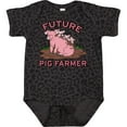thumbnail image 3 of Inktastic Future Pig Farmer with Cute Pig Family Boys or Girls Baby Bodysuit, 3 of 5