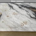 thumbnail image 5 of Ambesonne Black and White Place Mats Set of 4, Modern Marble Print, Standard Size, Pale Mustard Off White, 5 of 5