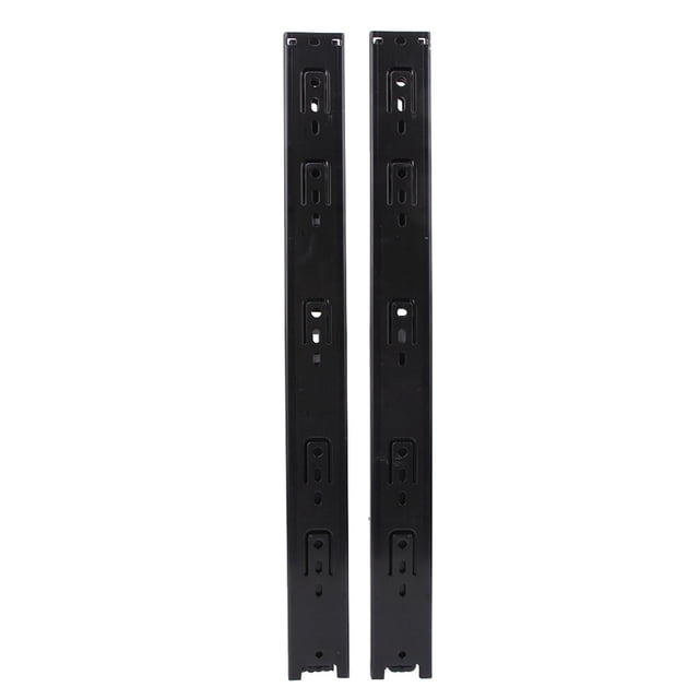 1 Pair Steel Ball Bearing Drawer Runners, 450mm Cold Rolled Steel Push To Open Drawer Runner 3-Fold Full Extension Slide Rail, 40KG Load Capacity