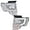 Clear lens Chrome Housing Clear Reflector, variant on CROSSDESIGN LED DRL Headlights Headlamps Fit for Ford F150 2009-2014